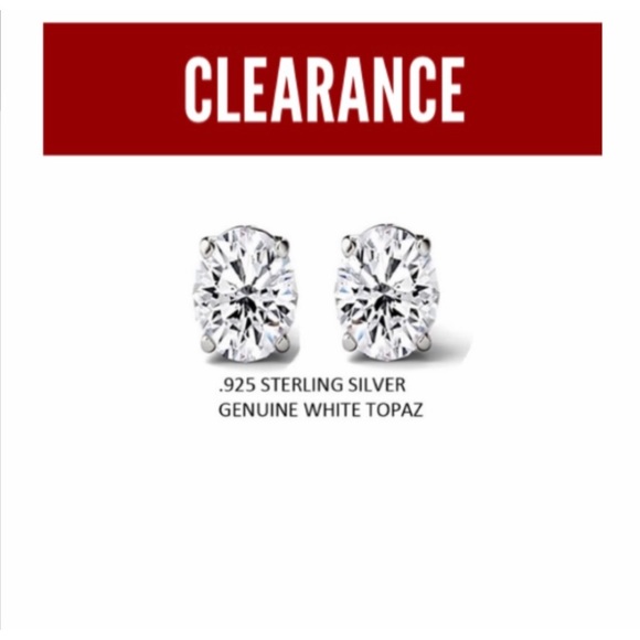 CHAMONIX Jewelry - OVAL TOPAZ STUDS